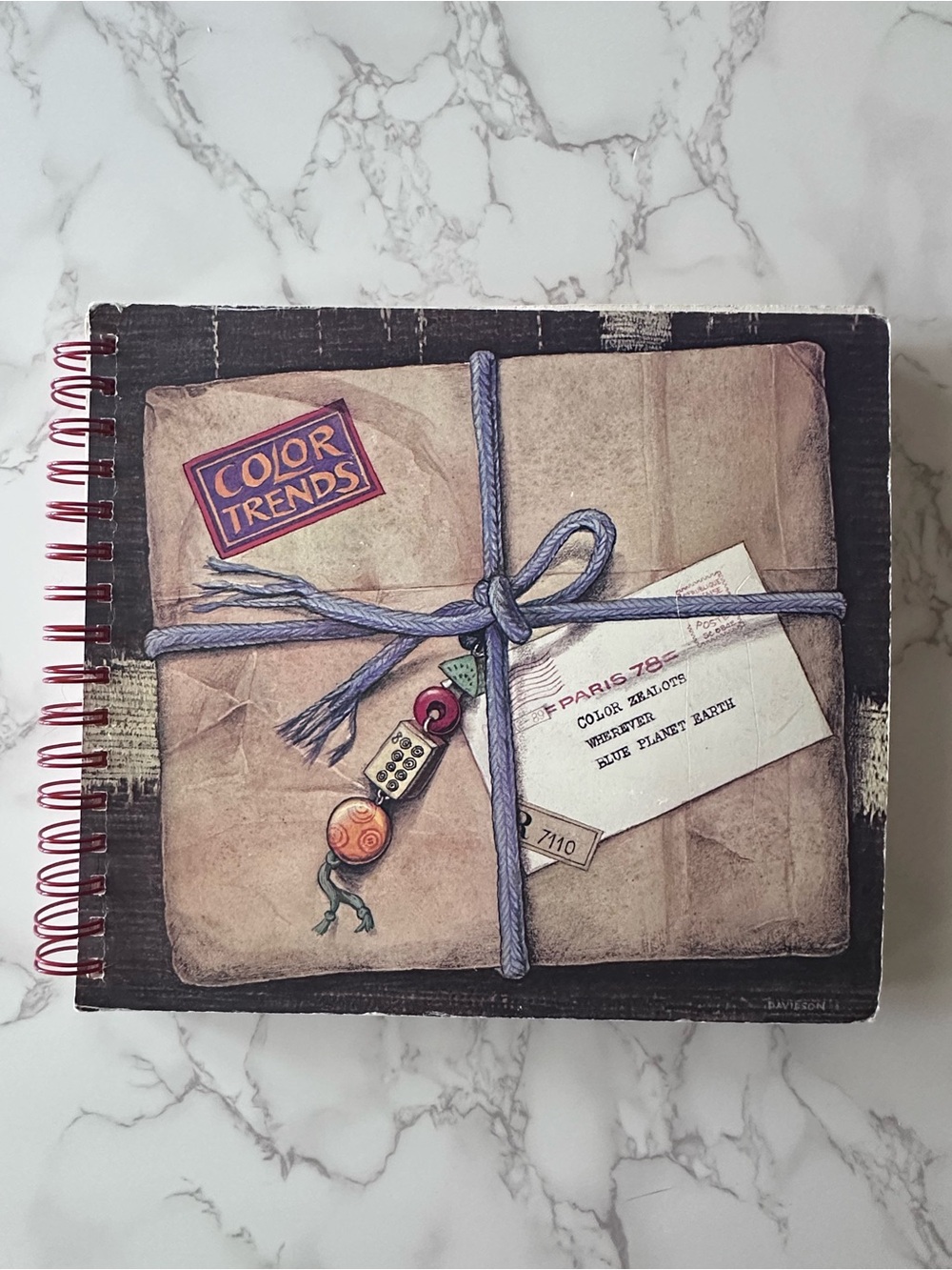 Color Trends • Vintage Spiral-Bound Book about Fiber Art